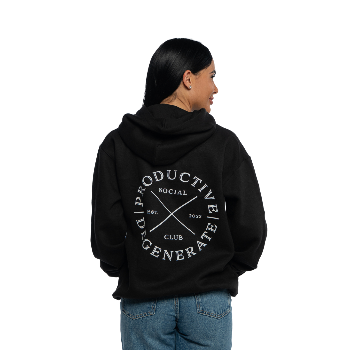 Social Club Hoodie - Black