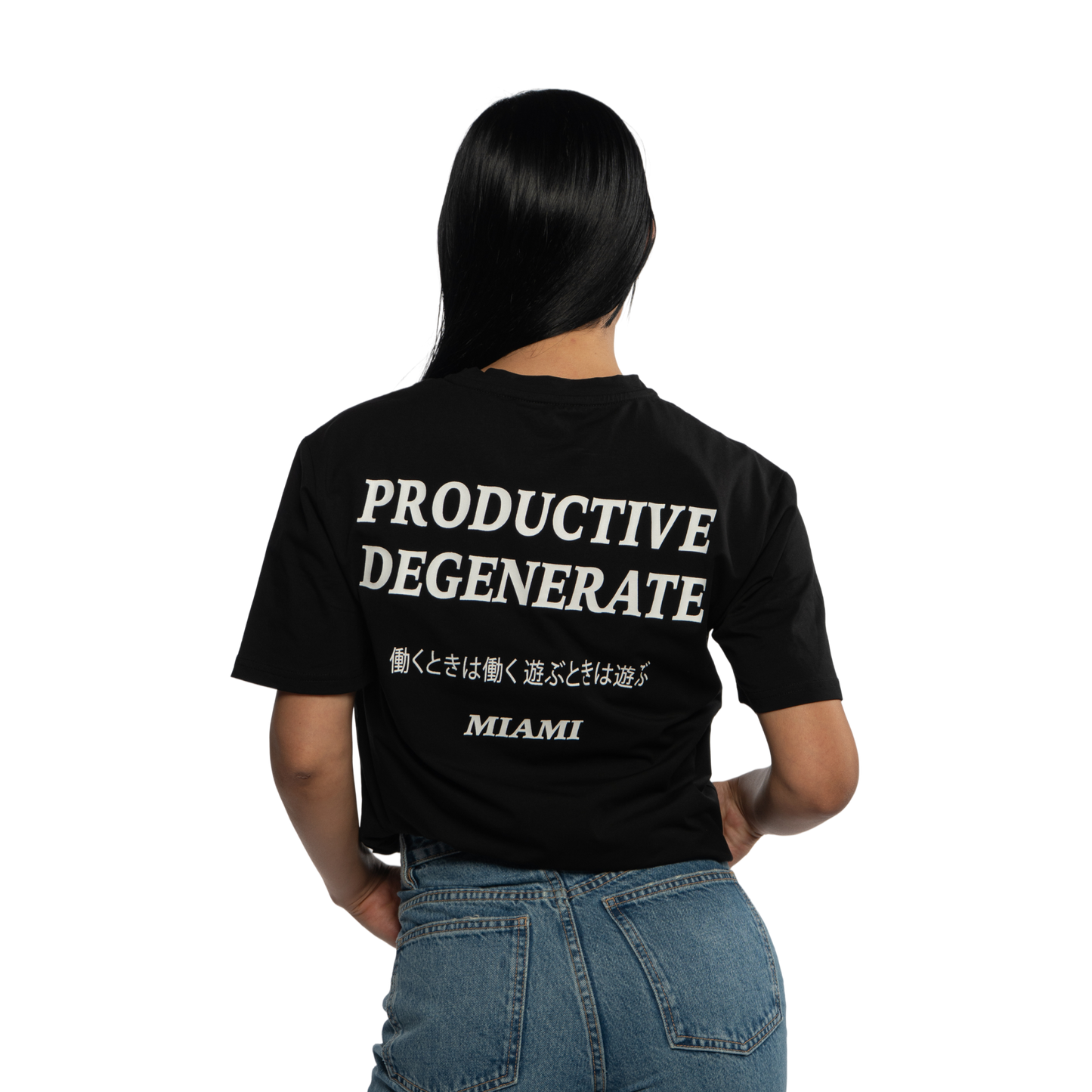 "Work Hard, Play Hard" Japanese Tee