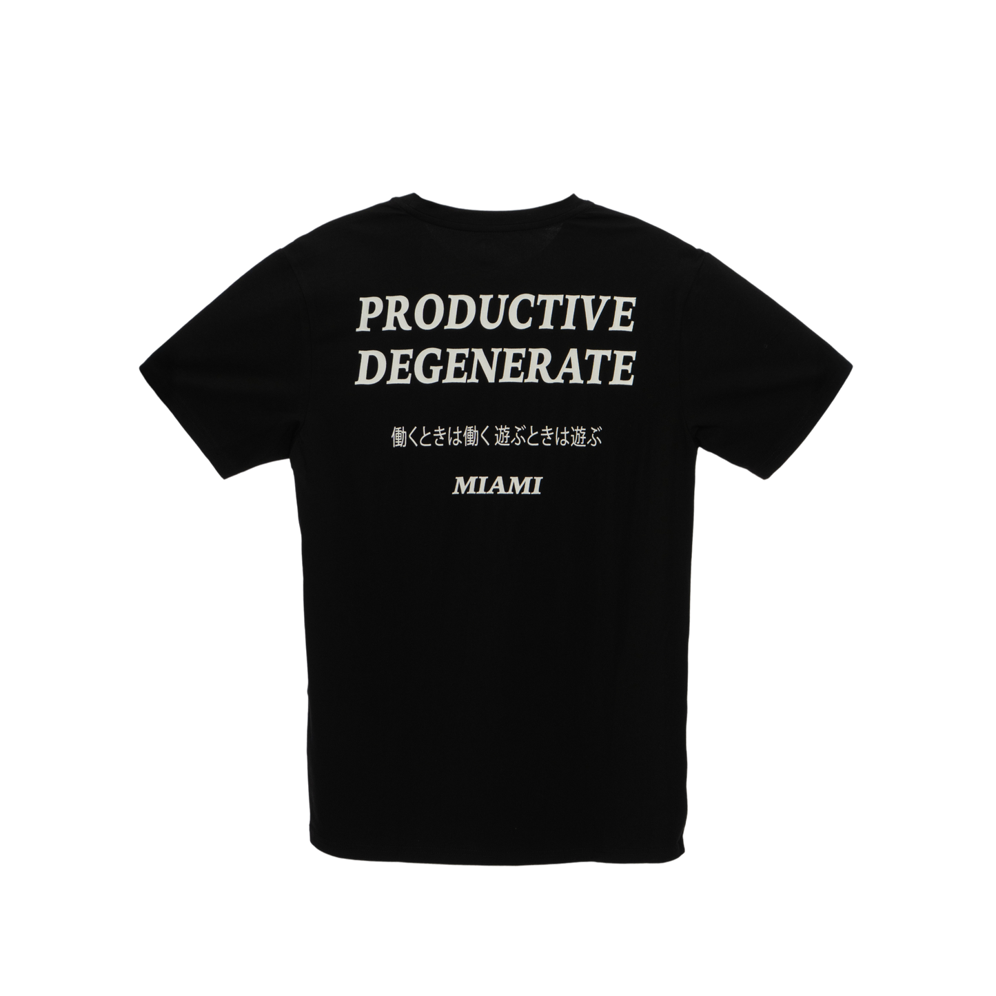 "Work Hard, Play Hard" Japanese Tee