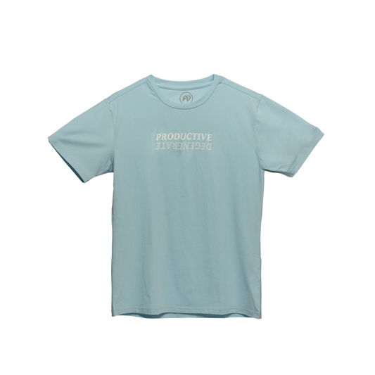 Productive Degenerates Strikethrough - Baby Blue